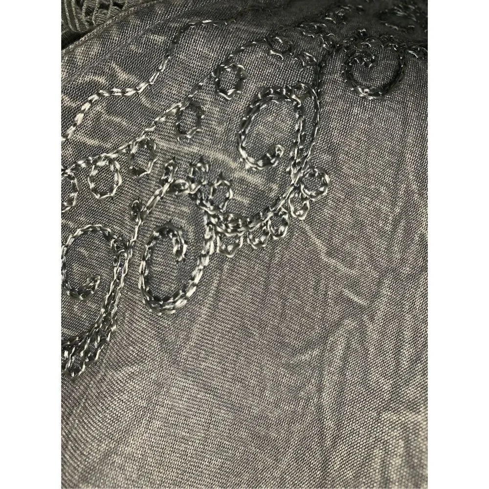 NWT VENUS IMPORTS EMBROIDERED‎ SAGE GREEN RAYON DRESS S/M - Picture 10 of 10